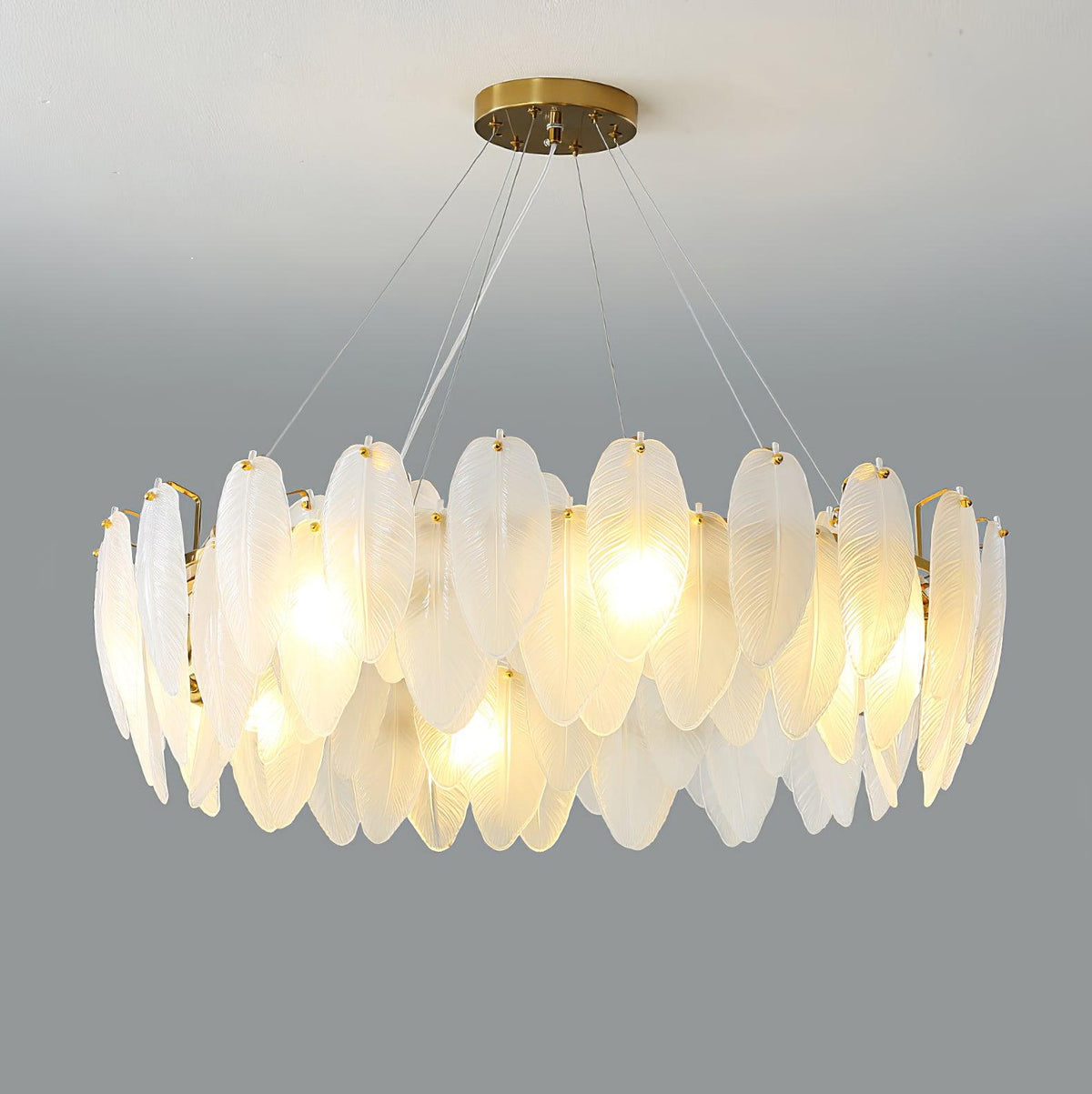 Norrenaria Glass Chandelier-Moonnatur