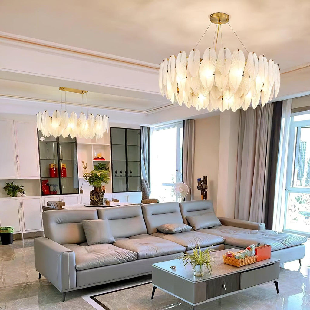 Norrenaria Glass Chandelier-Moonnatur