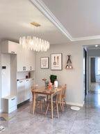 Norrenaria Glass Chandelier-Moonnatur