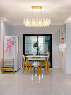 Norrenaria Glass Chandelier-Moonnatur