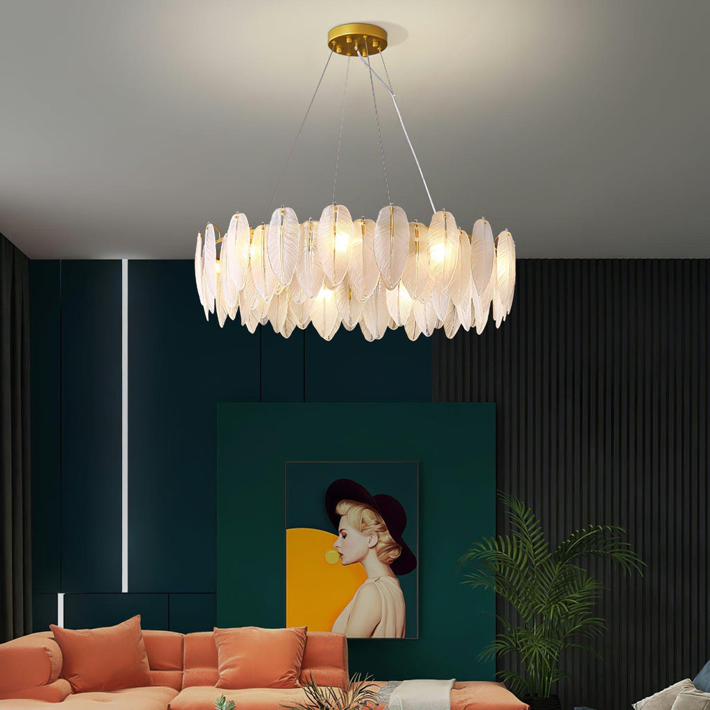 Norrenaria Glass Chandelier-Moonnatur