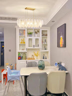 Norrenaria Glass Chandelier-Moonnatur