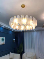 Norrenaria Glass Chandelier-Moonnatur