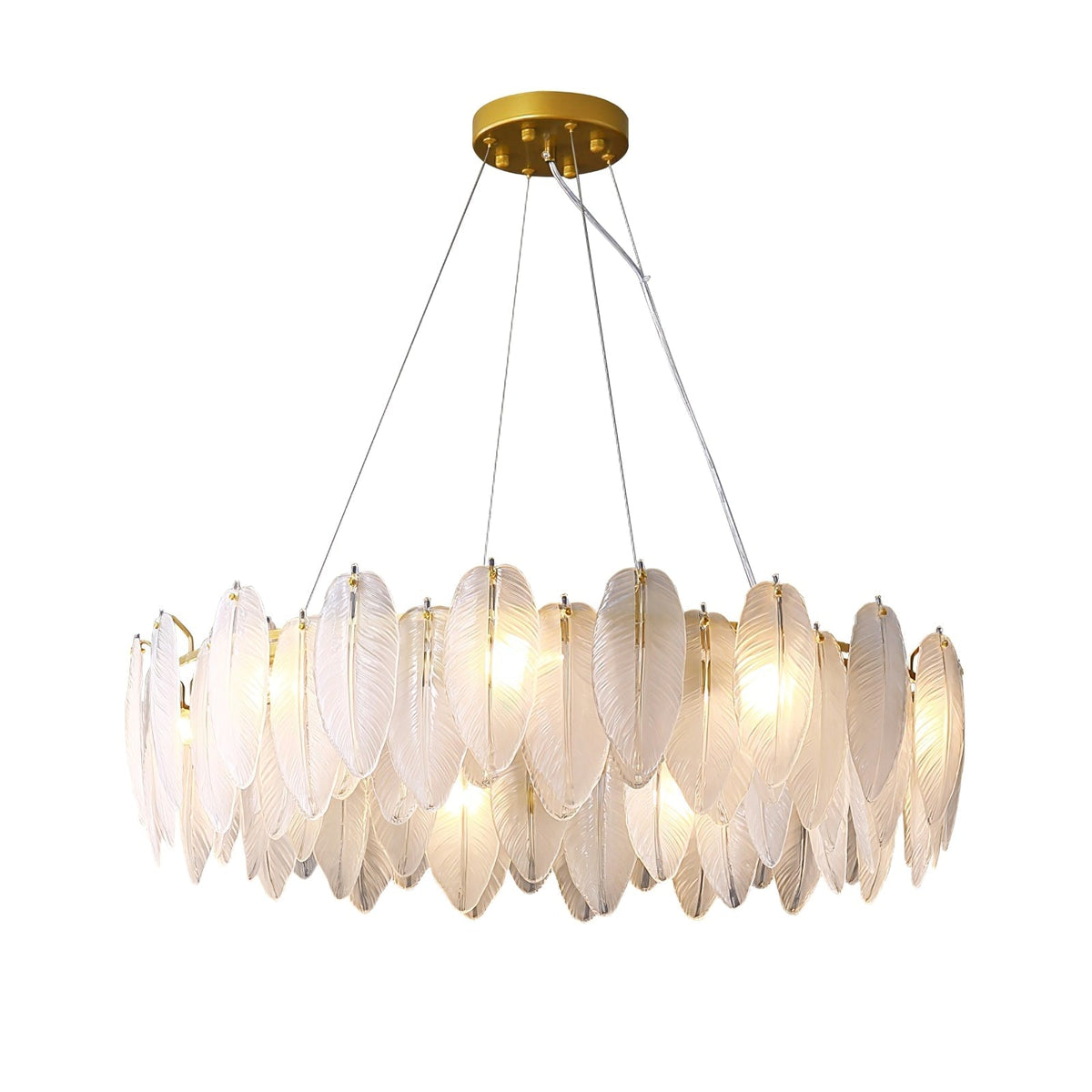 Norrenaria Glass Chandelier-Moonnatur