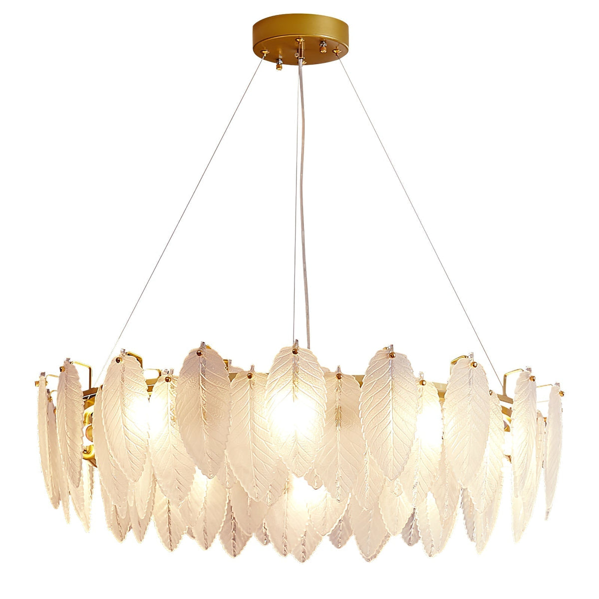 Norrenaria Glass Chandelier-Moonnatur