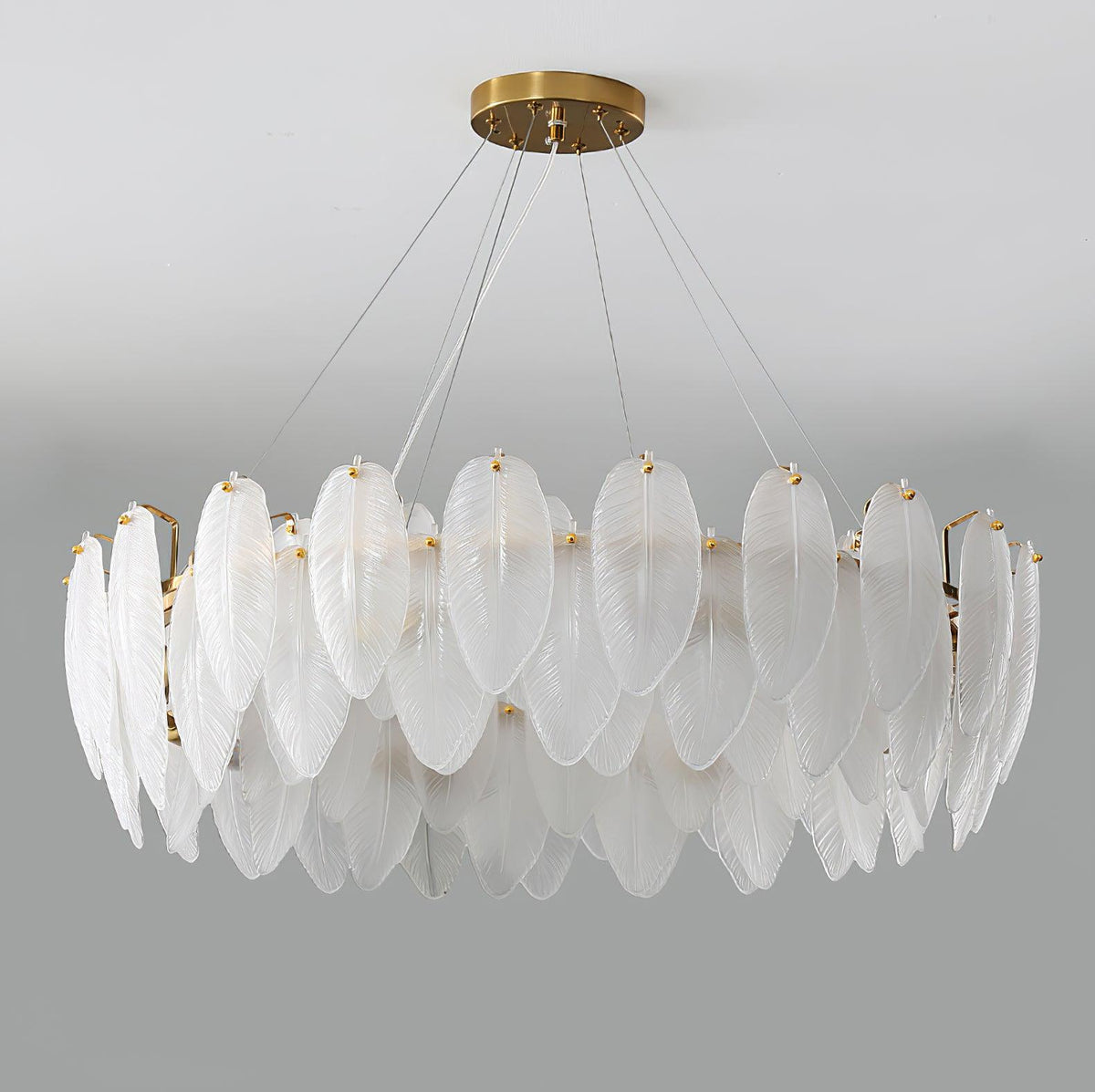 Norrenaria Glass Chandelier-Moonnatur