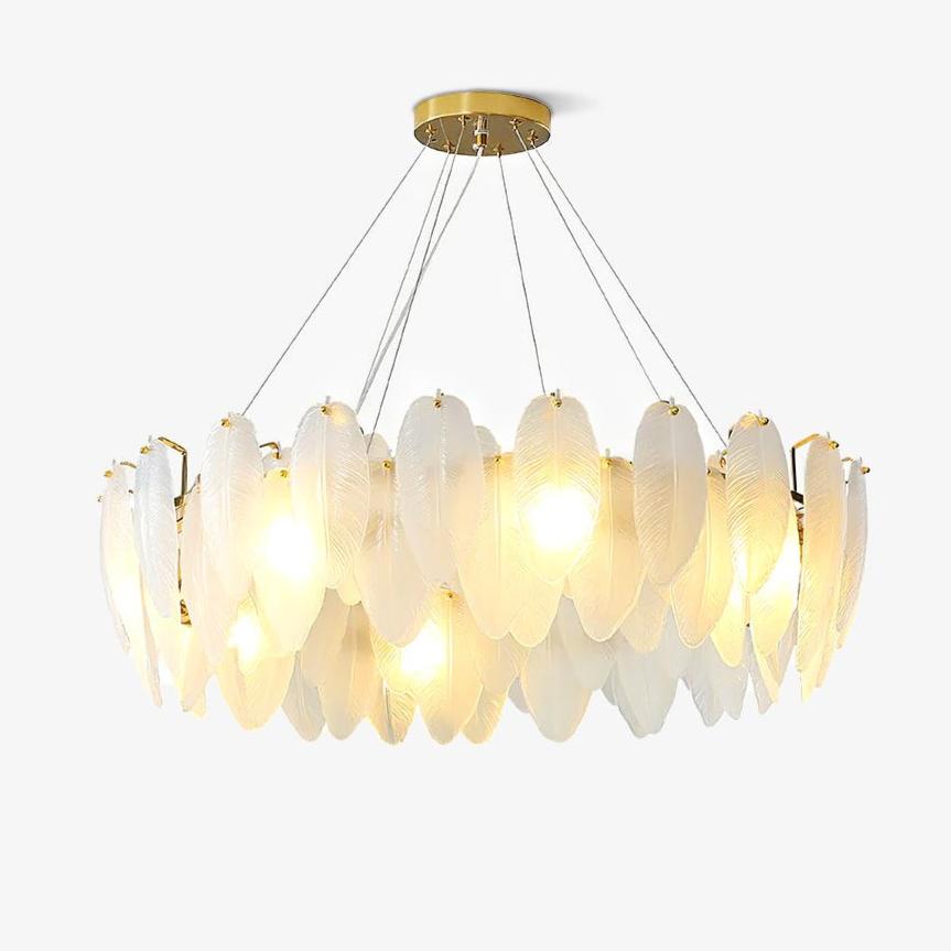 Norrenaria Glass Chandelier-Moonnatur