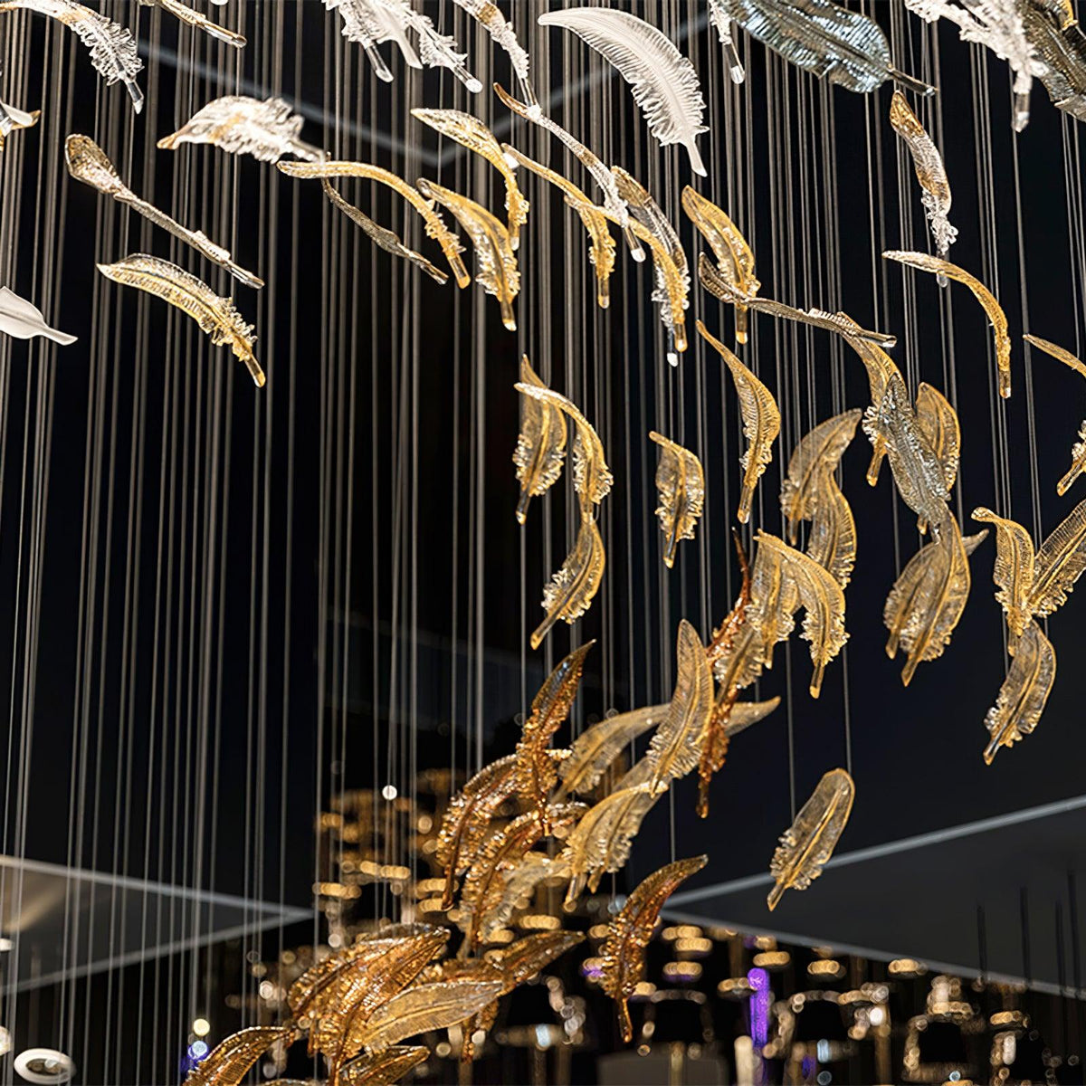 Vardenelle Glass Chandelier-Moonnatur