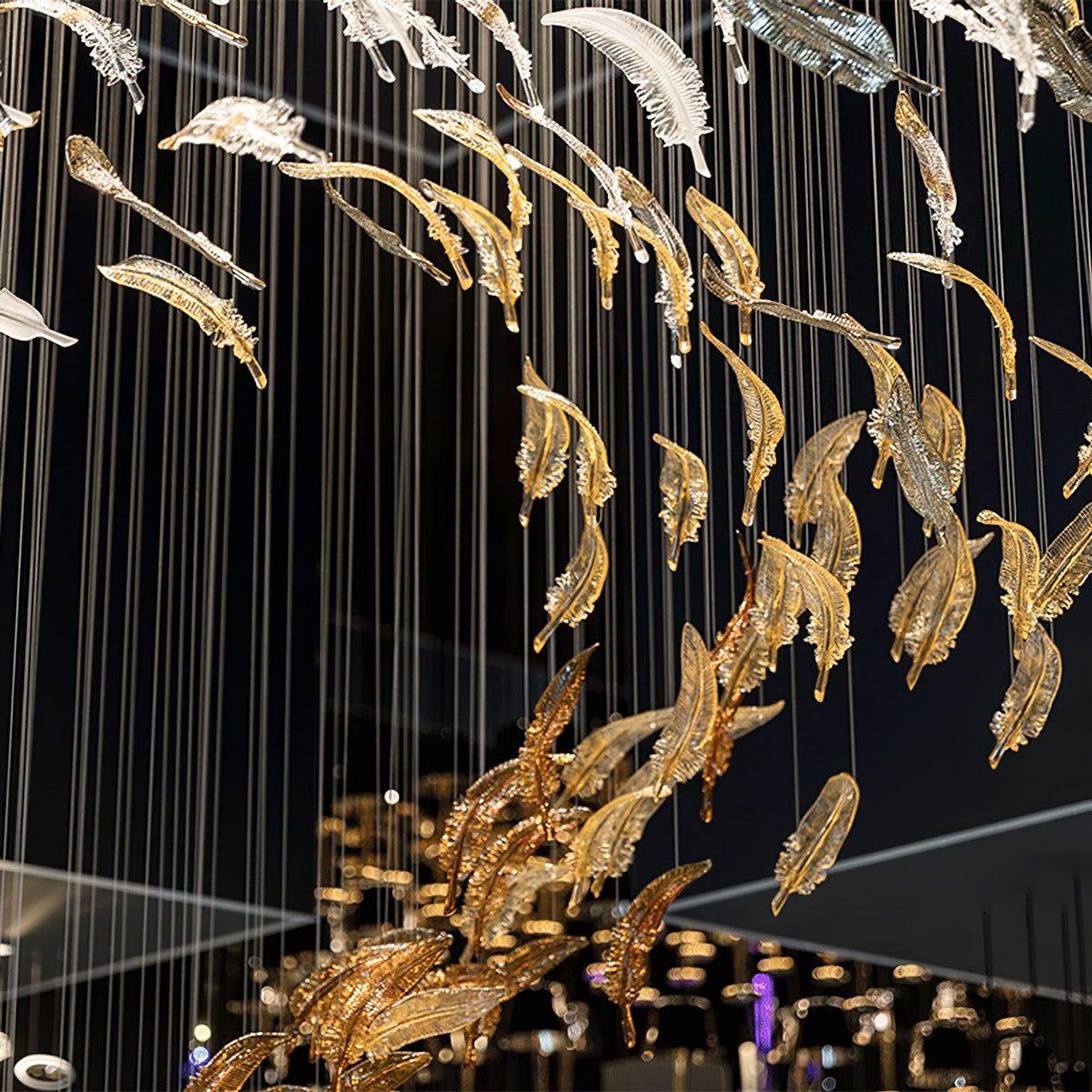 Vardenelle Glass Chandelier-Moonnatur