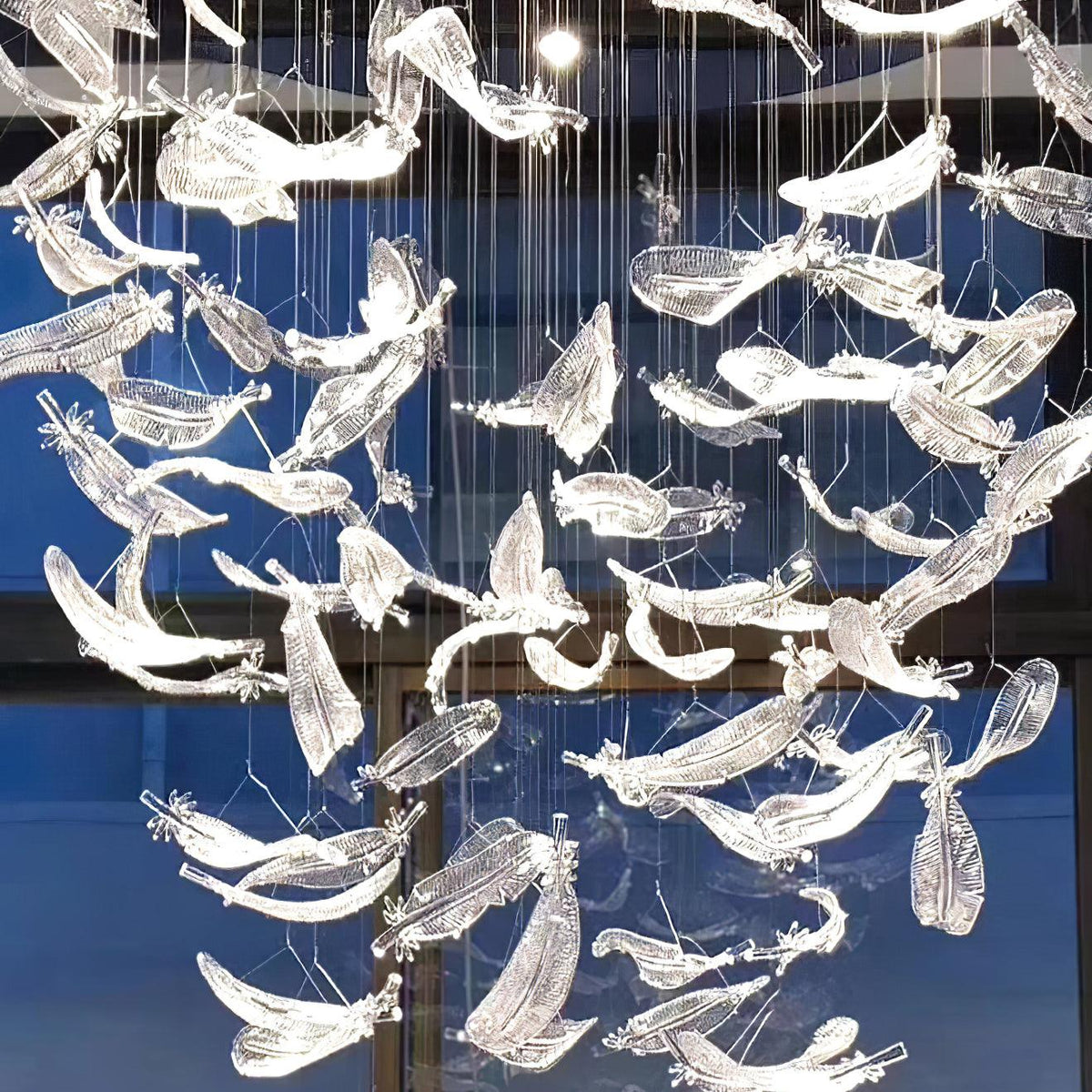 Vardenelle Glass Chandelier-Moonnatur