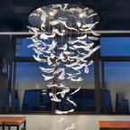 Vardenelle Glass Chandelier-Moonnatur