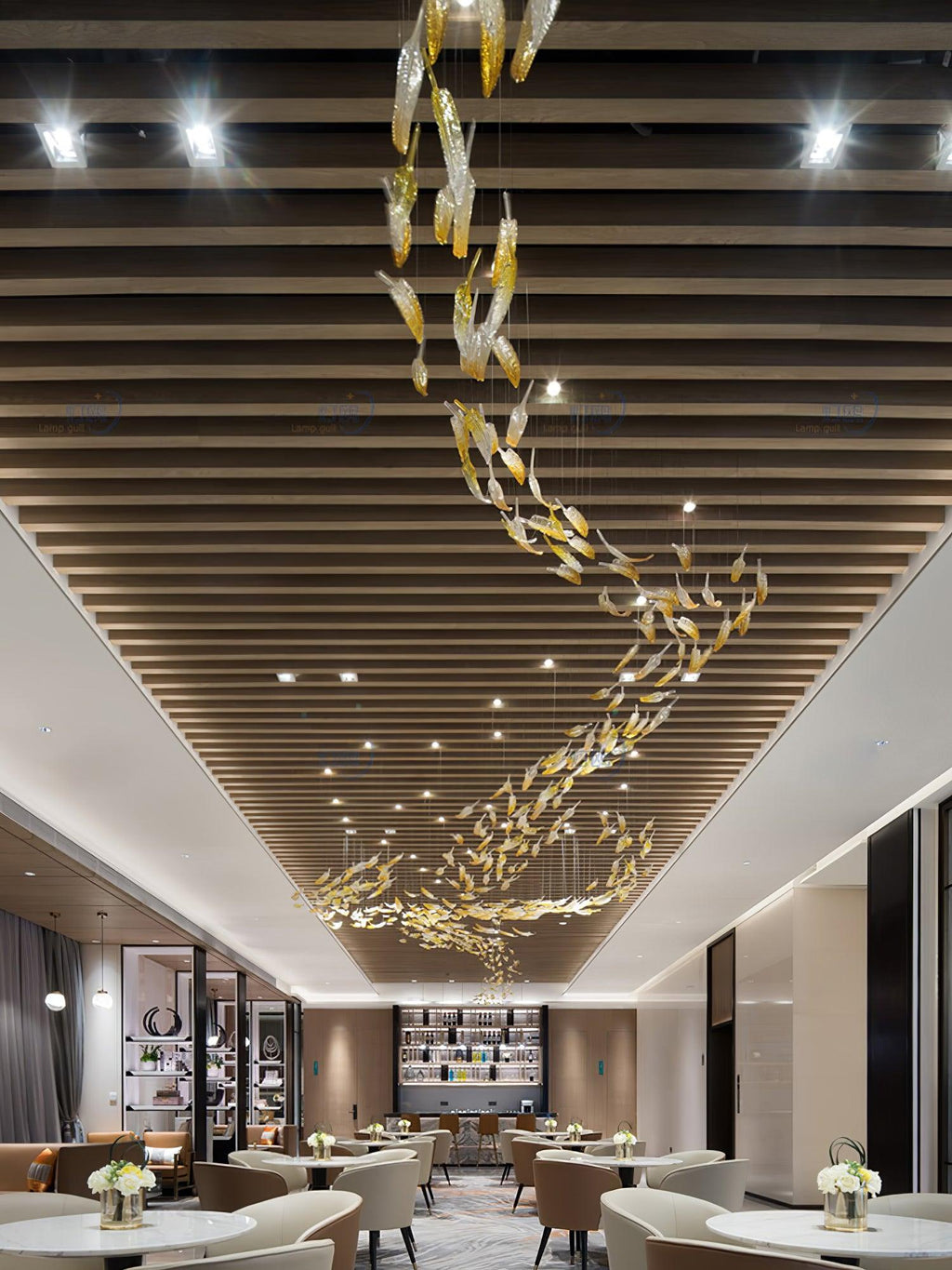 Vardenelle Glass Chandelier-Moonnatur