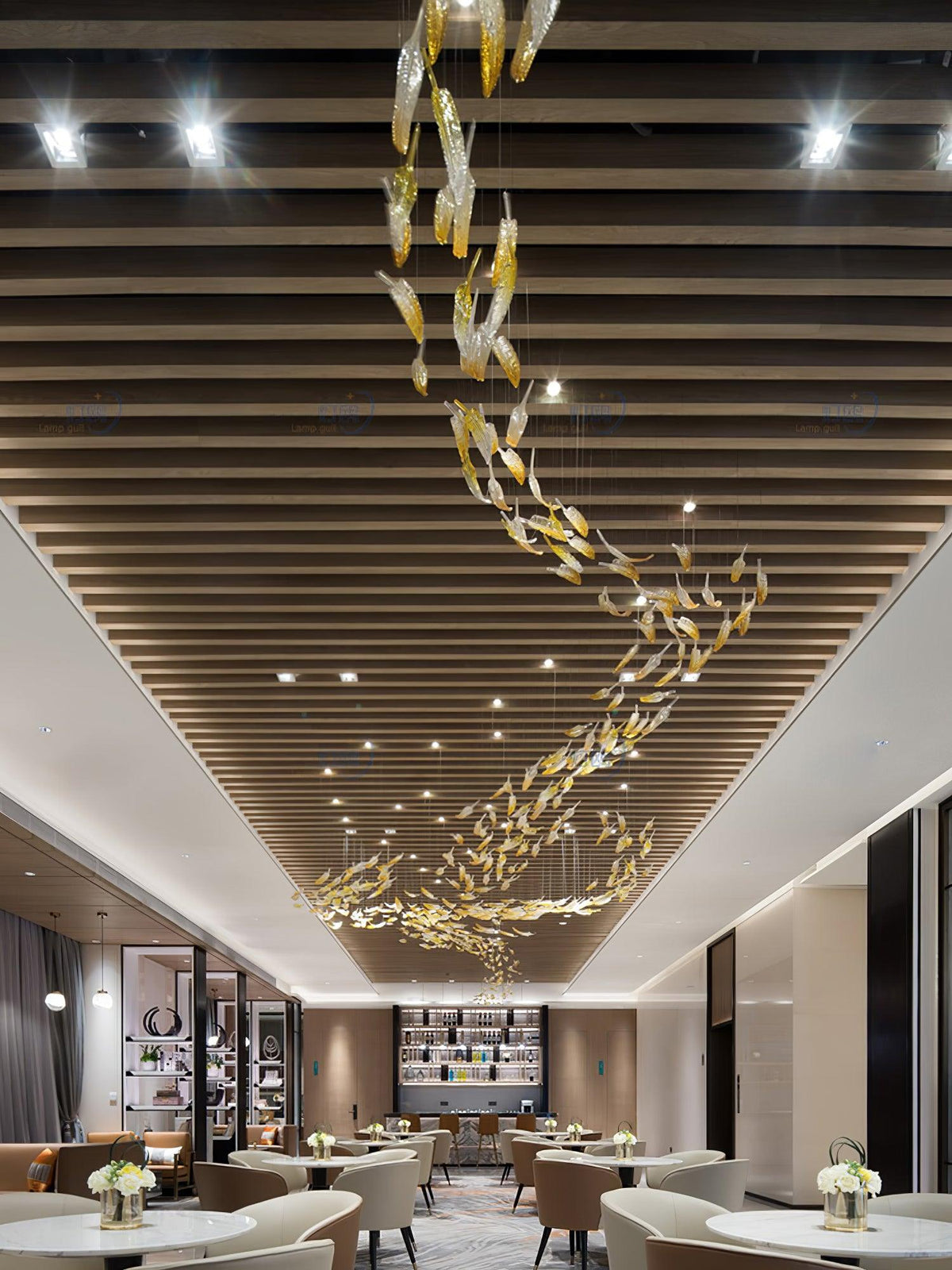 Vardenelle Glass Chandelier-Moonnatur