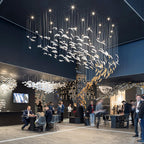 Vardenelle Glass Chandelier-Moonnatur