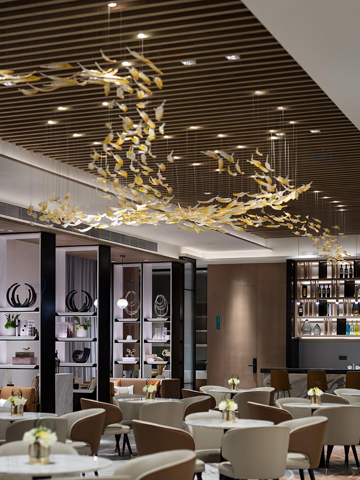 Vardenelle Glass Chandelier-Moonnatur