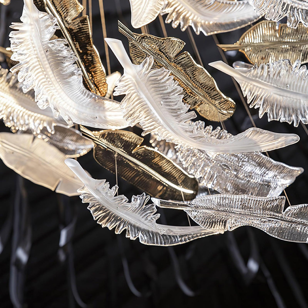 Vardenelle Glass Chandelier-Moonnatur