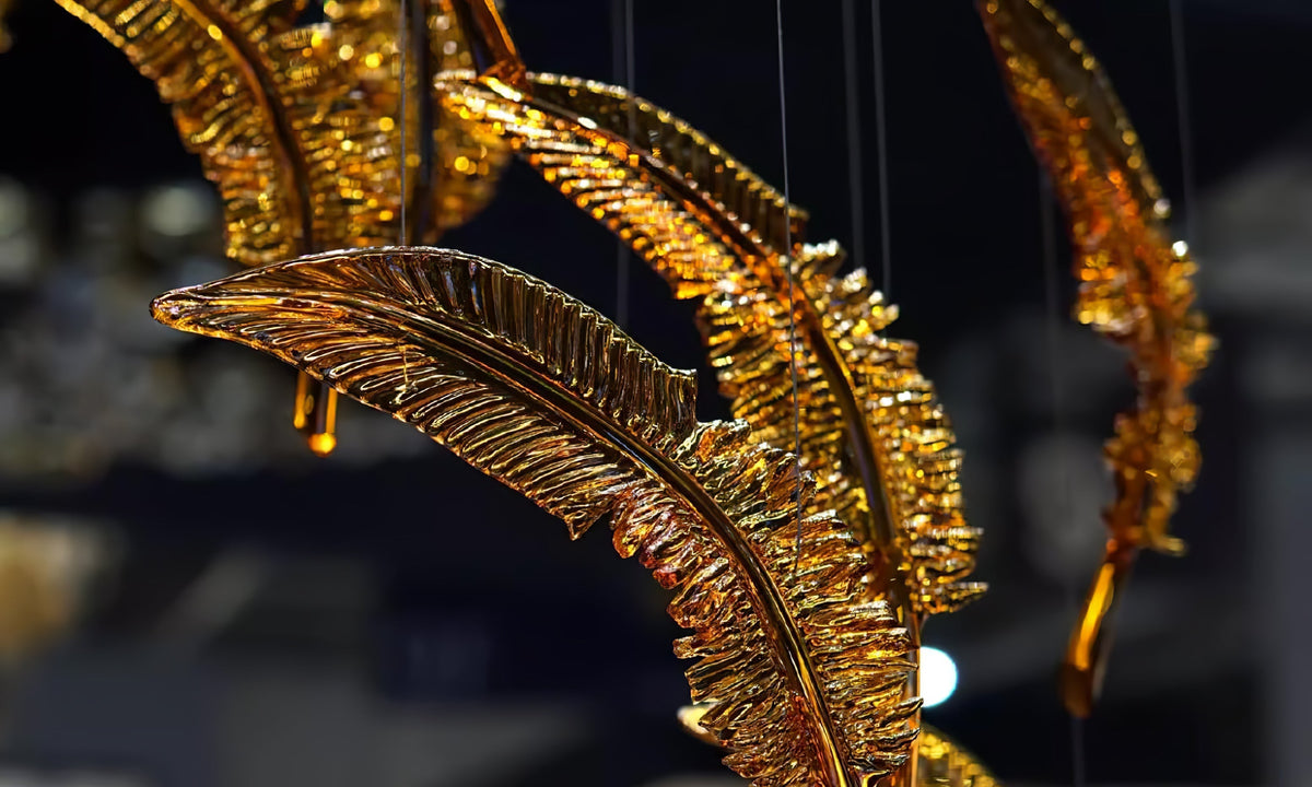 Vardenelle Glass Chandelier-Moonnatur