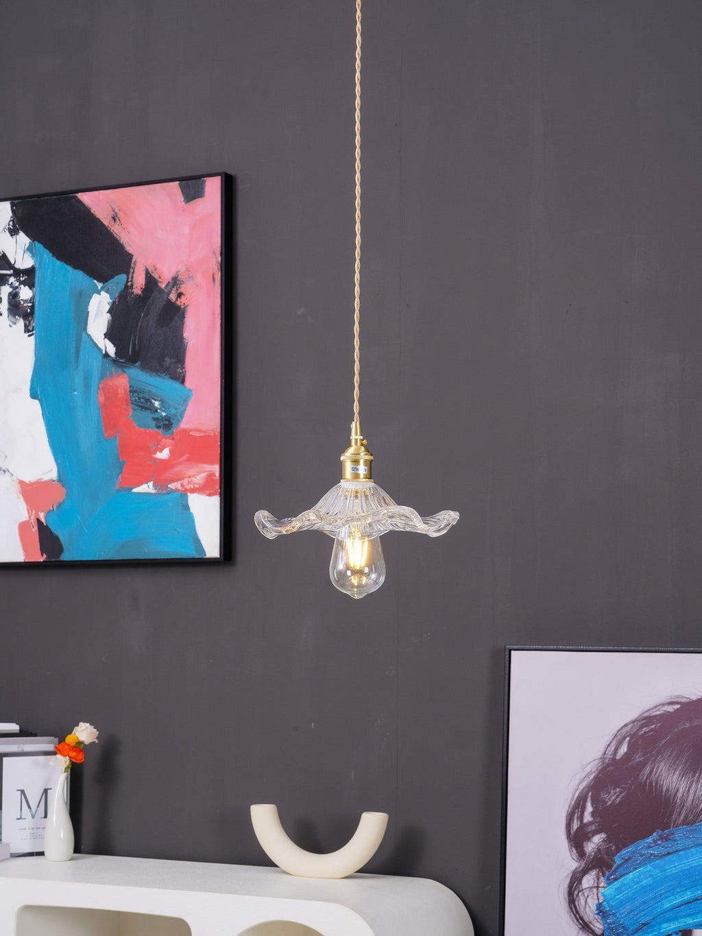 Lasmere Glass Pendant Light-Moonnatur