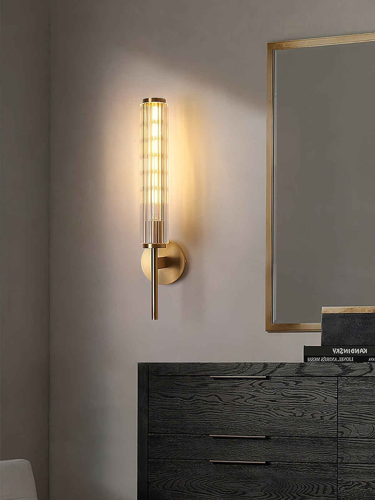 Odenlyn Glass Wall Light-Moonnatur
