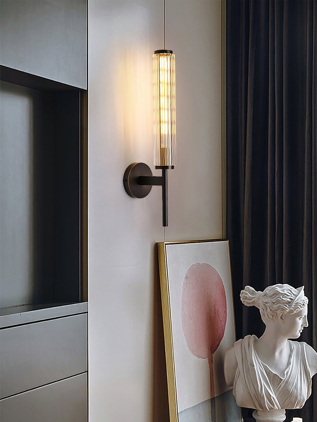 Odenlyn Glass Wall Light-Moonnatur