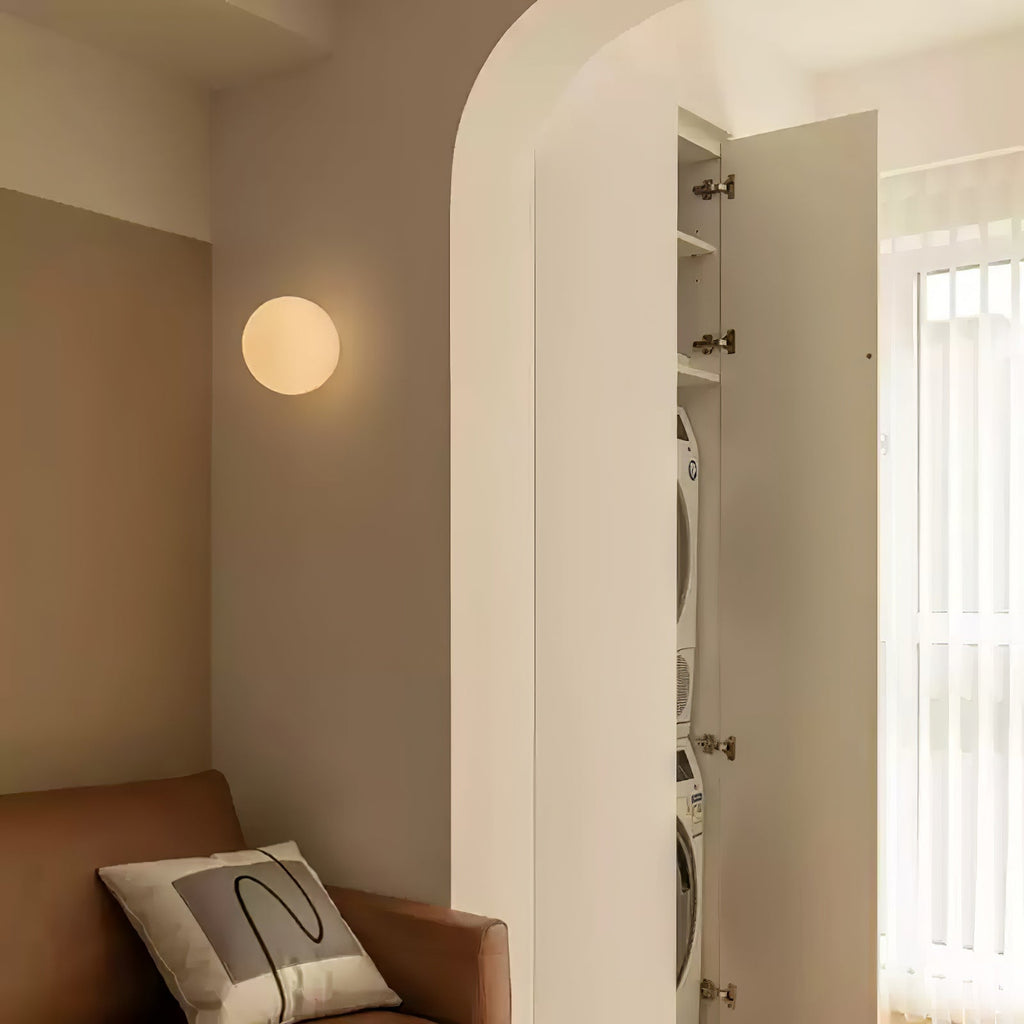 Hazelera Glass Wall Light-Moonnatur