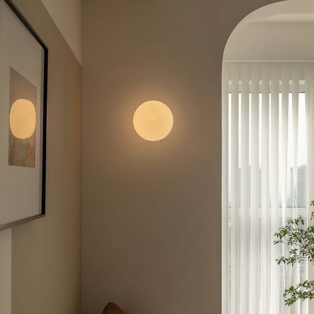 Hazelera Glass Wall Light-Moonnatur