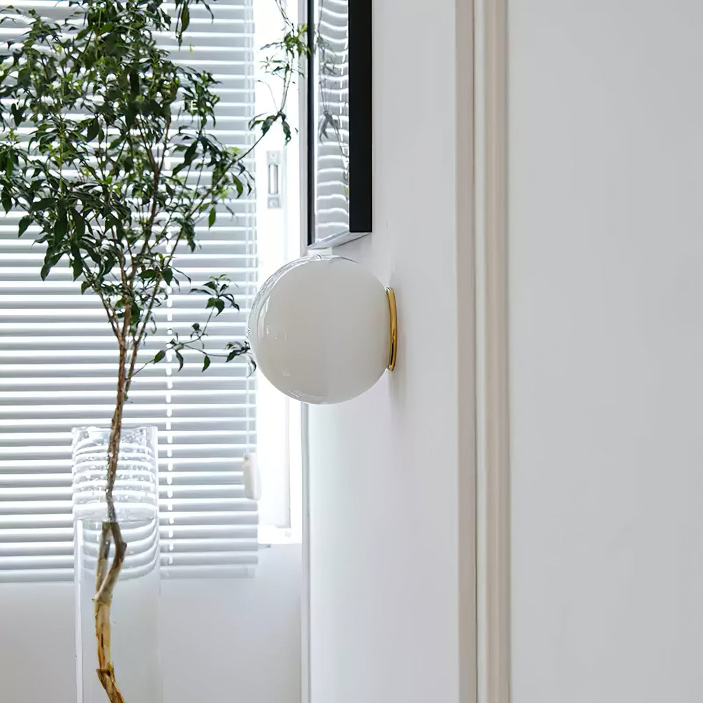 Hazelera Glass Wall Light-Moonnatur