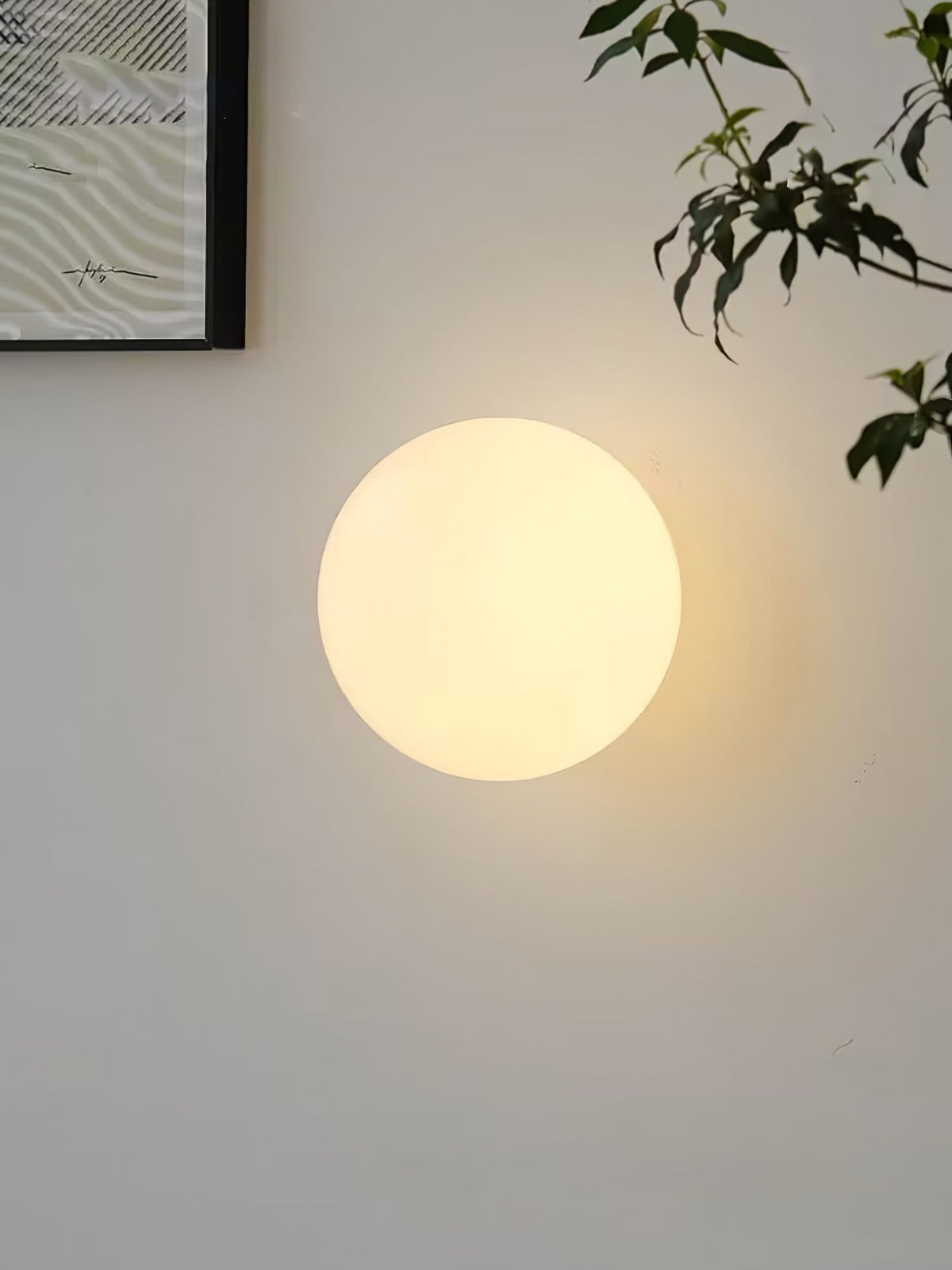 Hazelera Glass Wall Light-Moonnatur