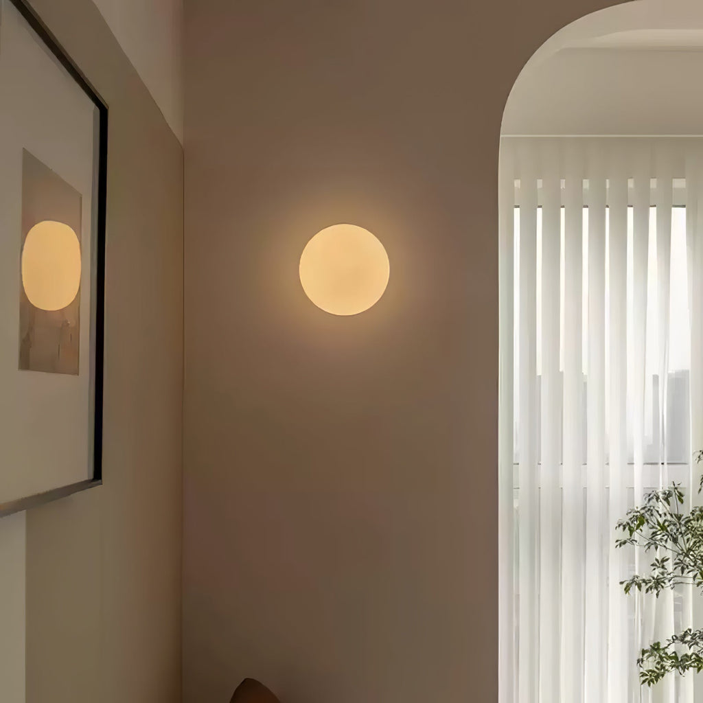 Hazelera Glass Wall Light-Moonnatur