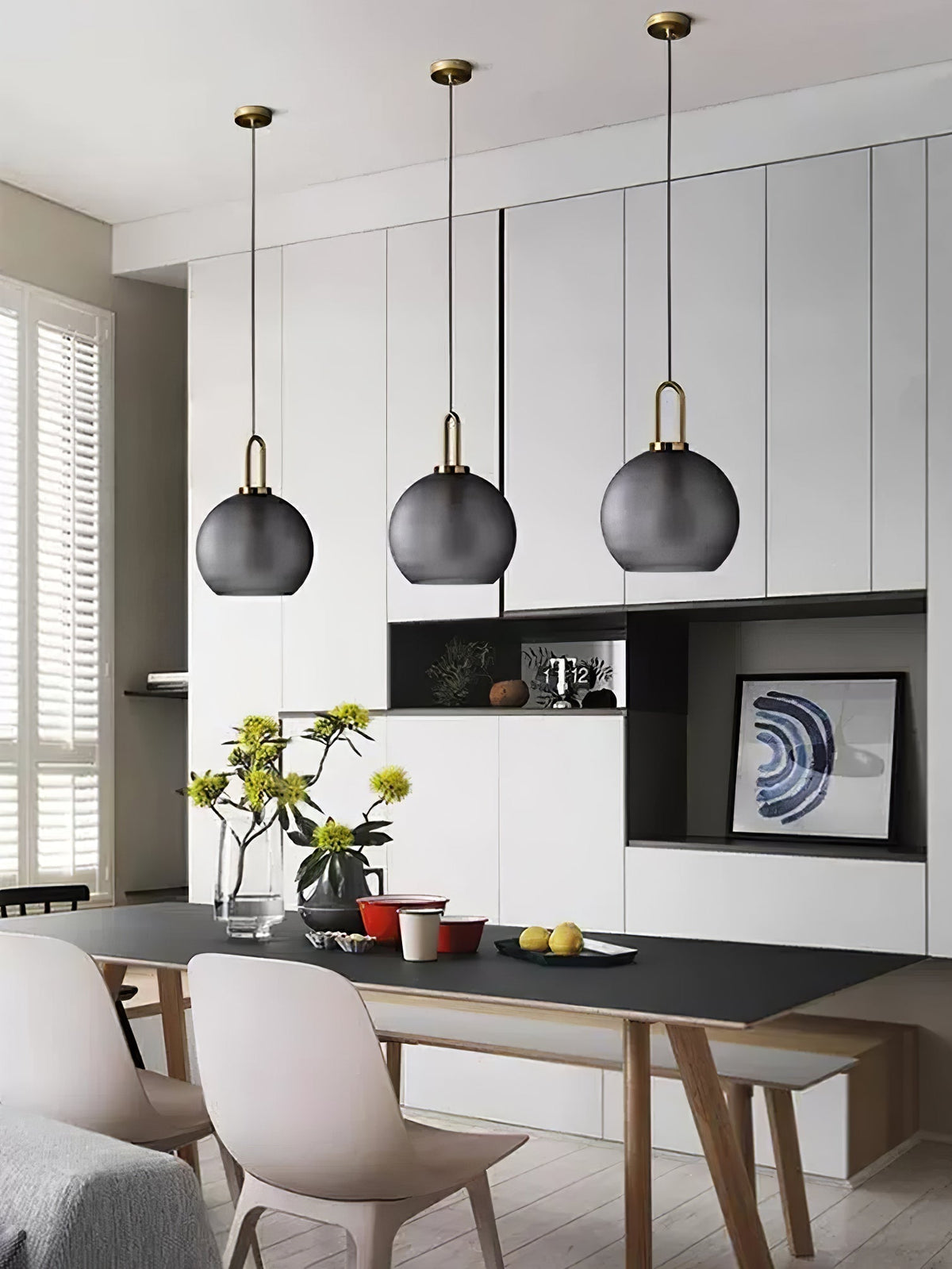 Lyrenina Glass Pendant Light-Moonnatur