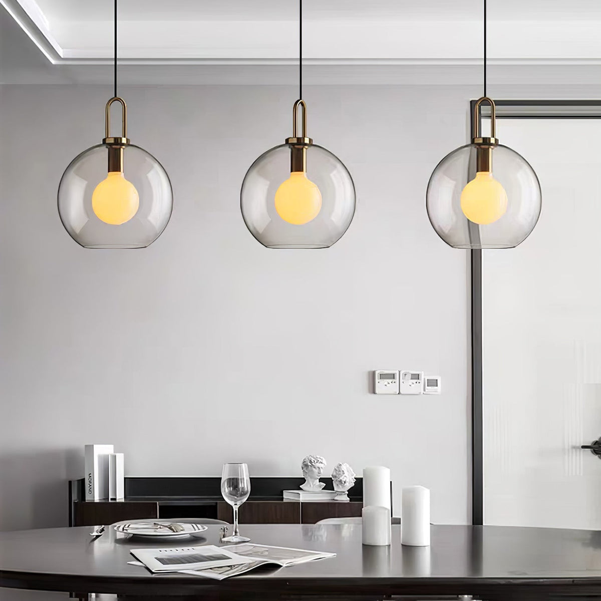 Lyrenina Glass Pendant Light-Moonnatur