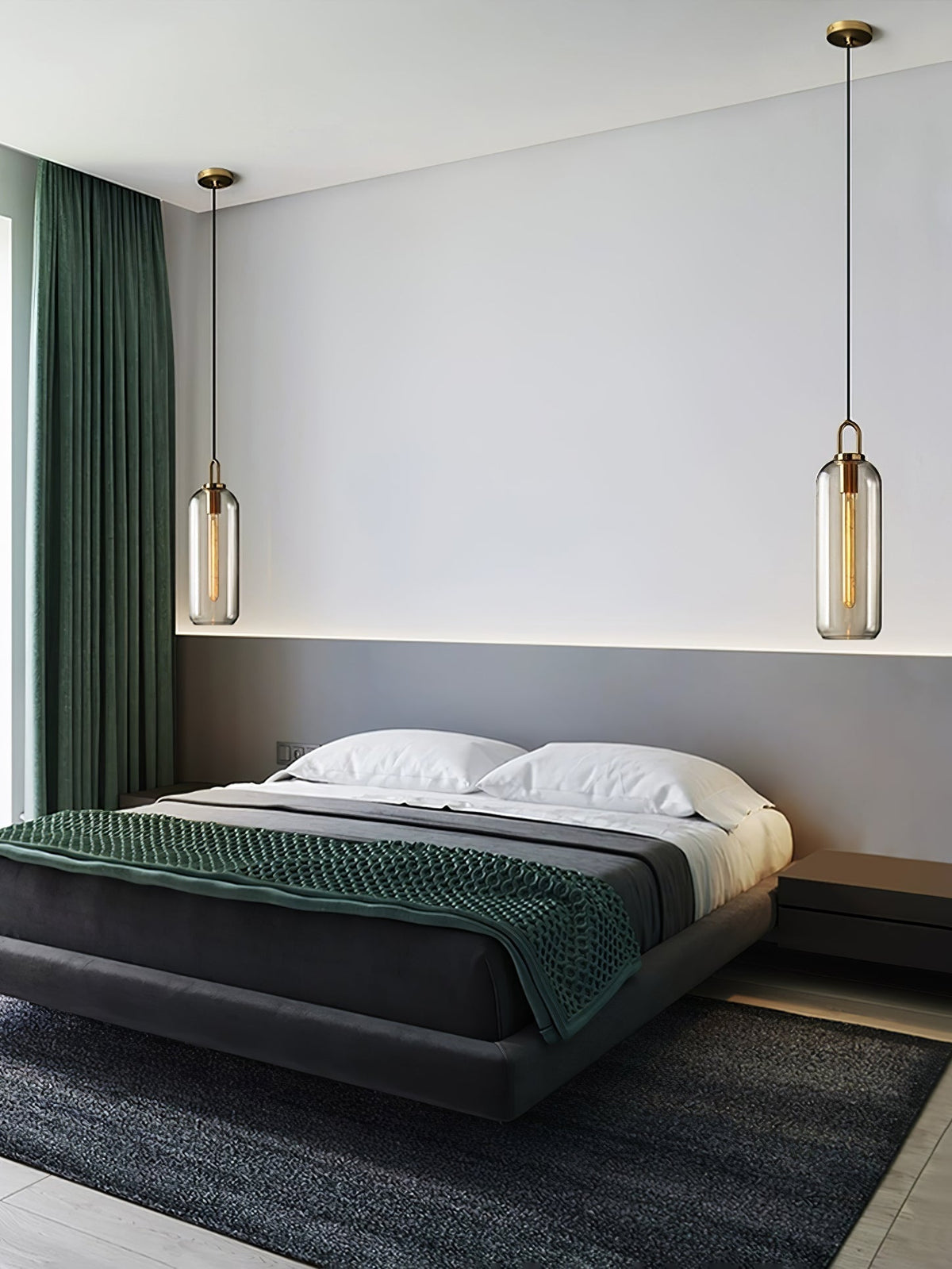 Lyrenina Glass Pendant Light-Moonnatur