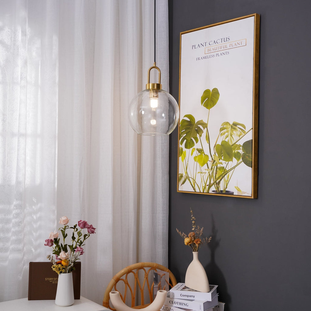 Lyrenina Glass Pendant Light-Moonnatur