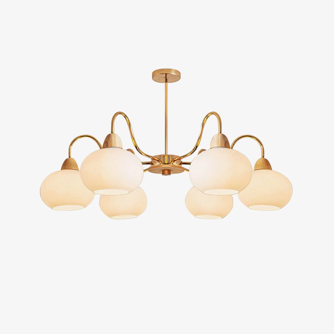 Lindeldale Glass Chandelier-Moonnatur