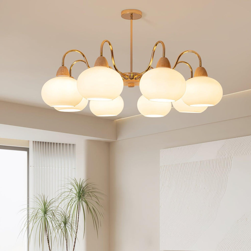 Lindeldale Glass Chandelier-Moonnatur