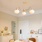 Lindeldale Glass Chandelier-Moonnatur