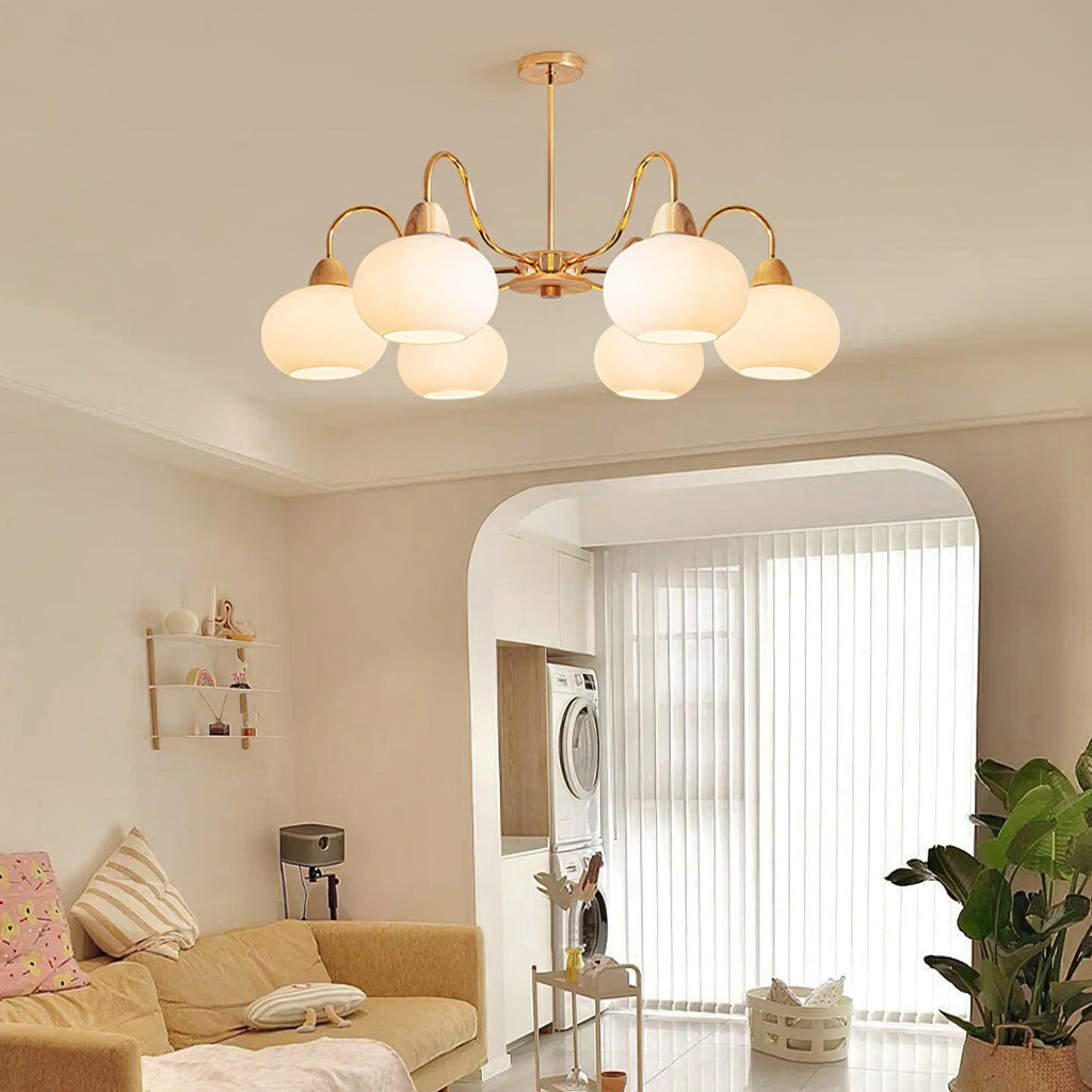 Lindeldale Glass Chandelier-Moonnatur
