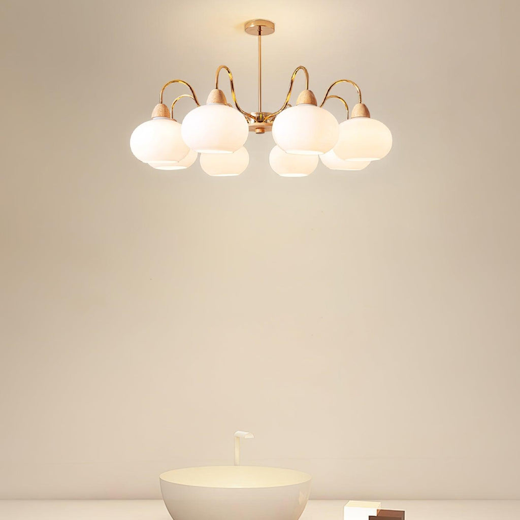 Lindeldale Glass Chandelier-Moonnatur