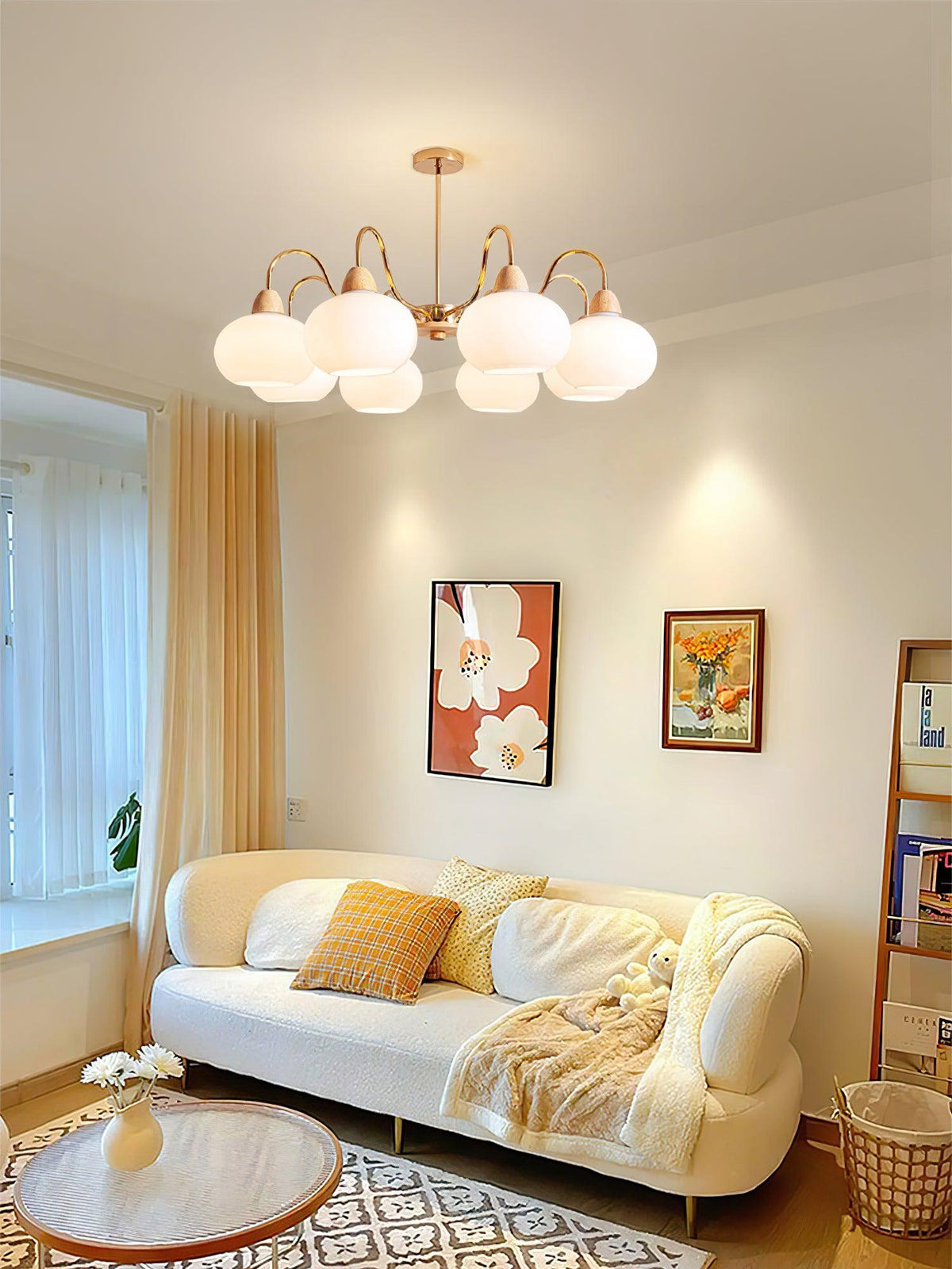 Lindeldale Glass Chandelier-Moonnatur