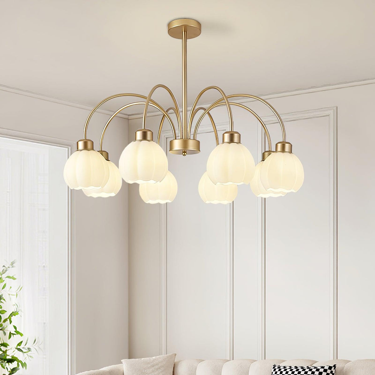 Kesterwick Glass Chandelier-Moonnatur