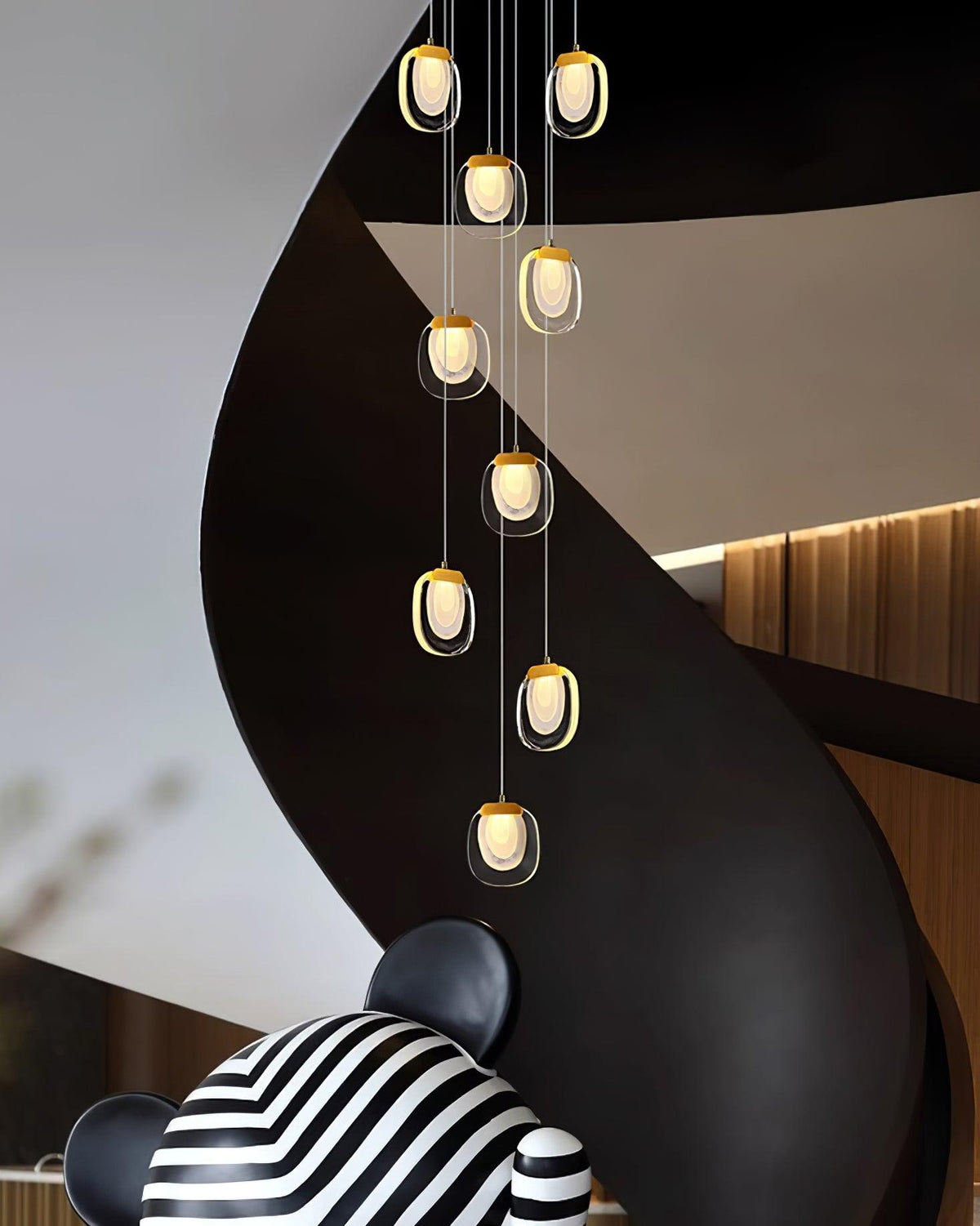 Keldelbrook Glass Pendant Light-Moonnatur