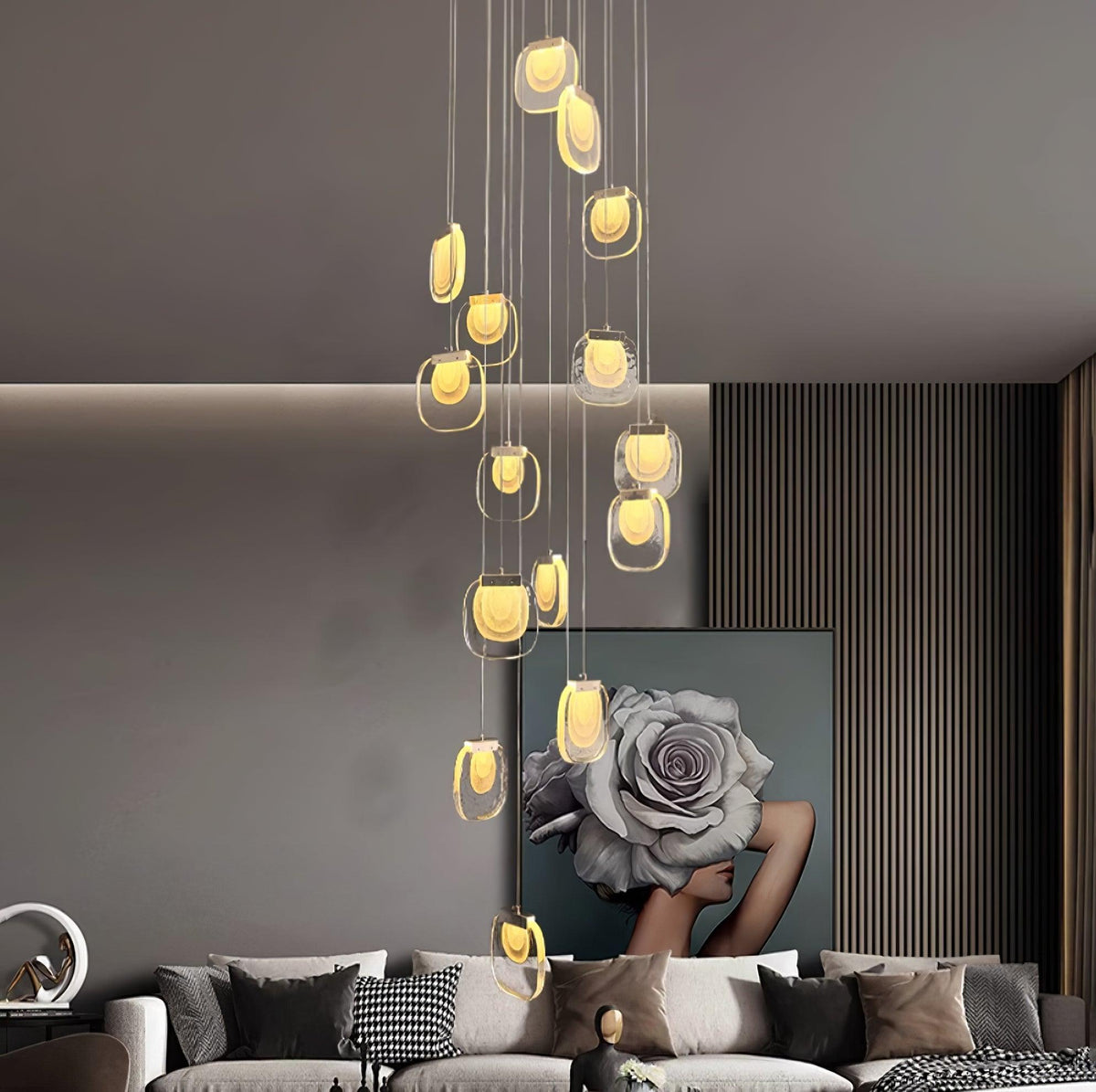 Keldelbrook Glass Pendant Light-Moonnatur