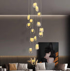 Keldelbrook Glass Pendant Light-Moonnatur