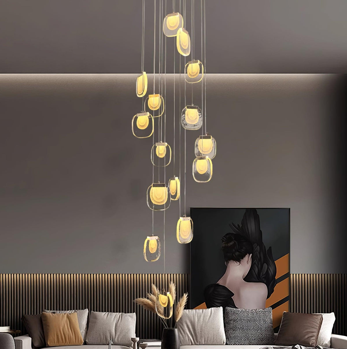 Keldelbrook Glass Pendant Light-Moonnatur