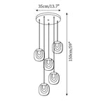 Keldelbrook Glass Pendant Light-Moonnatur