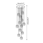 Keldelbrook Glass Pendant Light-Moonnatur
