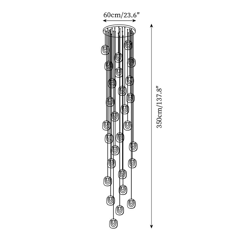 Keldelbrook Glass Pendant Light-Moonnatur