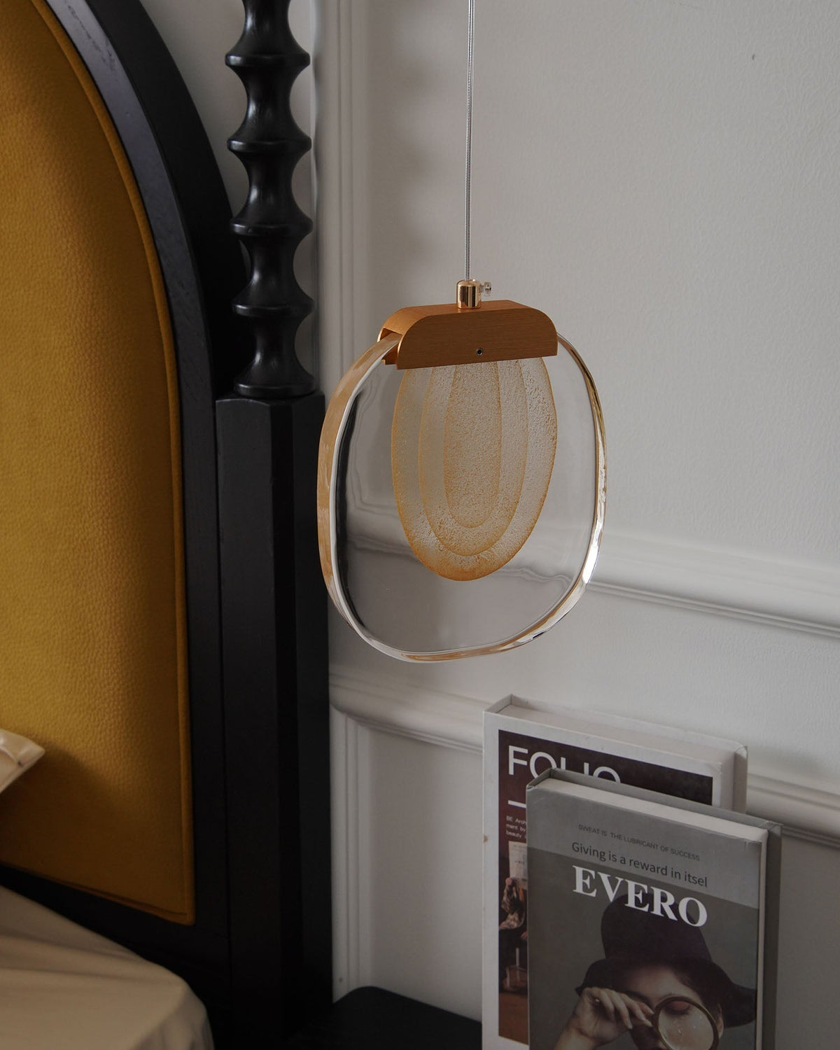 Keldelbrook Glass Pendant Light-Moonnatur