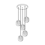 Keldelbrook Glass Pendant Light-Moonnatur