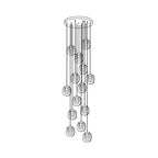 Keldelbrook Glass Pendant Light-Moonnatur